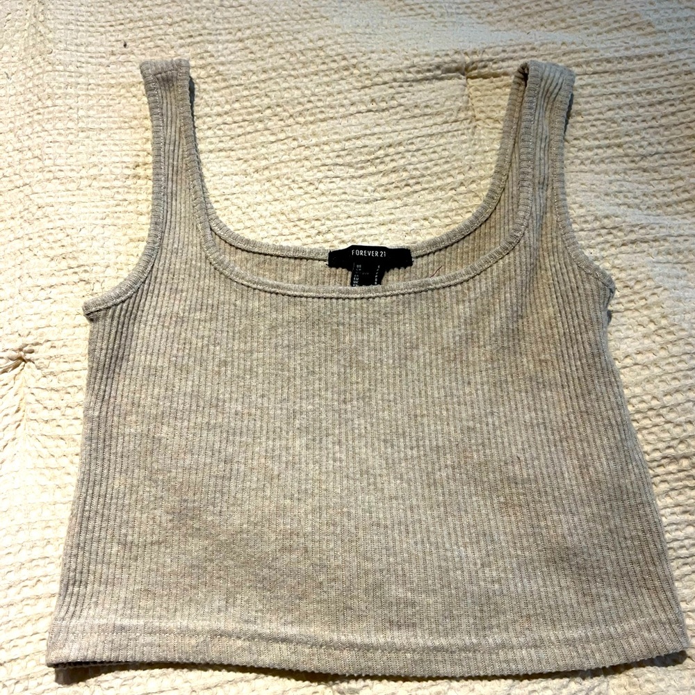 Forever 21 cutie cropped knit tank